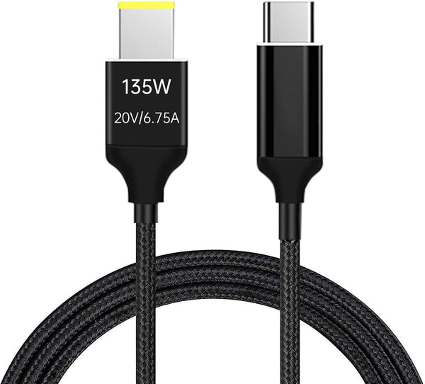 NÖRDIC USB-C to Lenovo Yellow Square cable 135W 2m