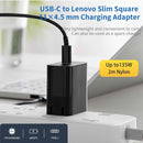 NÖRDIC USB-C to Lenovo Yellow Square cable 135W 2m