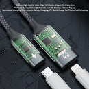 NÖRDIC USB-C to Lightning AUDIO and PD60W charging