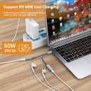 NÖRDIC USB-C to Lightning AUDIO and PD60W charging