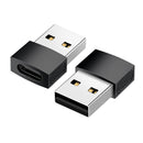 NÖRDIC USB C to OTG USB A Mini Adapter Metal Black