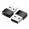 NÖRDIC USB C to OTG USB A Mini Adapter Metal Black