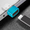 NÖRDIC USB C to OTG USB A Mini Adapter Metal Blue