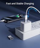 NÖRDIC USB C to OTG USB A Mini Adapter Metal Gray