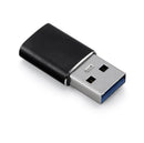NÖRDIC USB C to USB A 3.1 adapter metal black