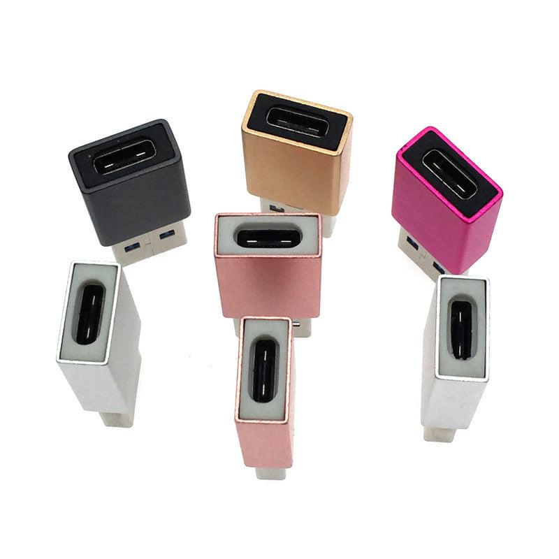 NÖRDIC USB C to USB A 3.1 adapter metal black