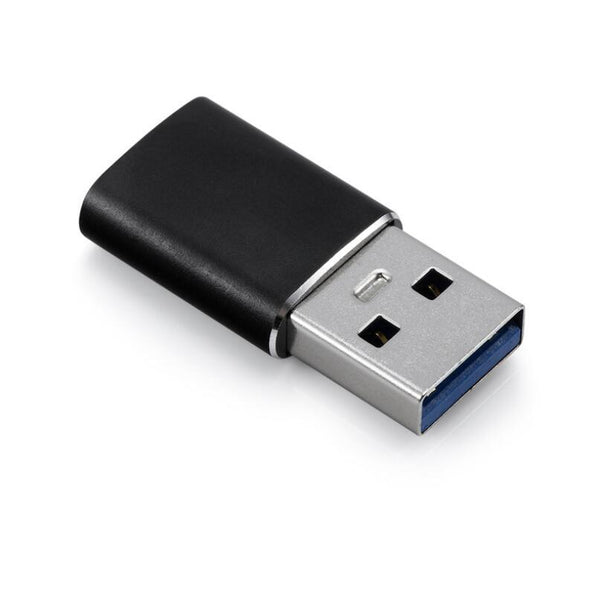 NÖRDIC USB C to USB A 3.1 adapter metal black