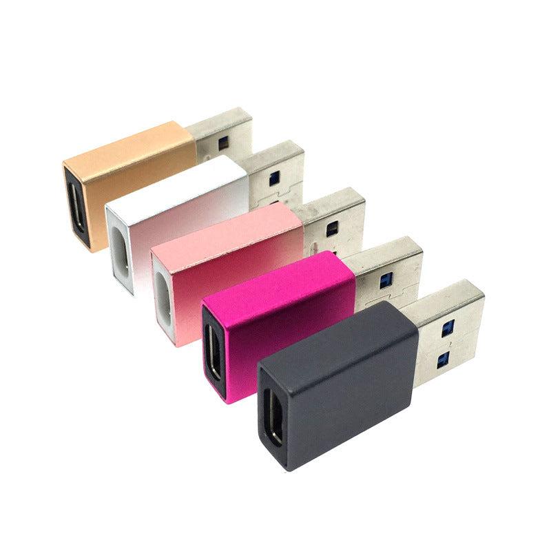 NÖRDIC USB C to USB A 3.1 adapter metal black