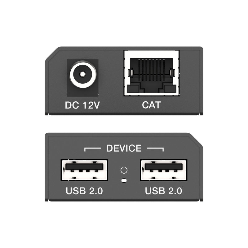 NÖRDIC USB-Extender Splitter 1 to 2 CAT6 100m