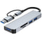 NÖRDIC USB Hub 5 ports 2xUSB-A 2.0 1xUSB-A 3.0 1xTF 1xSD