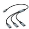 NÖRDIC USB Splitter USB-C to 3xUSB-C