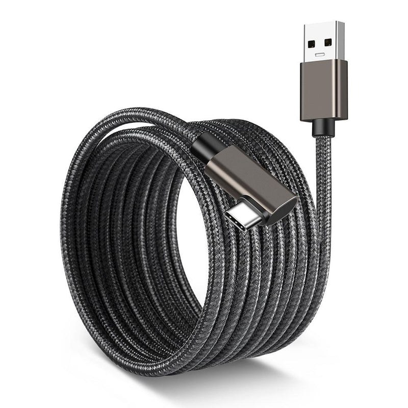 NÖRDIC VR Link cable 3m USB3.2 Gen USB-C to A 5Gbps 3A fast charge Oculus Quest 2 Super Speed USB