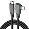 NÖRDIC VR Link cable 5m USB3.2 Gen1 USB-C to C 20Gbps 100W 4K60Hz fast charging Quest 2 Super Speed USB Link cable Black