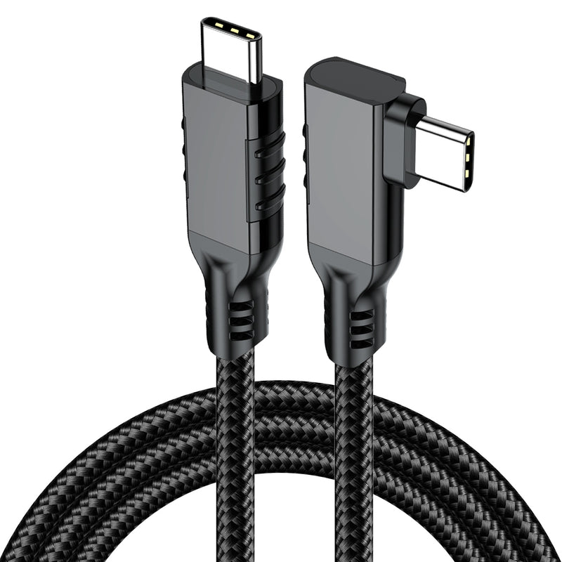 NÖRDIC VR Link cable 5m USB3.2 Gen1 USB-C to C 20Gbps 100W 4K60Hz fast charging Quest 2 Super Speed USB Link cable Black