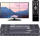 NÖRDIC Video Wall Controller 3x3, TV Wall Processor, 4K@30Hz HDMI Multi-Screen Splicing Processor with HDMI + DVI + USB-C Input