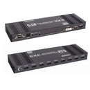 NÖRDIC Video Wall Controller 3x3, TV Wall Processor, 4K@30Hz HDMI Multi-Screen Splicing Processor with HDMI + DVI + USB-C Input