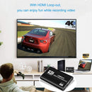 NÖRDIC Video capture adapter USB3.0 HDMI output 4K 60Hz HDMI with Loop Microphone and audio out HDMI Signal Loop Out