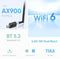 NÖRDIC WIFI6 Bluetooth 5.3 Wireless Adapter Dual band 2.4/5.8GHz