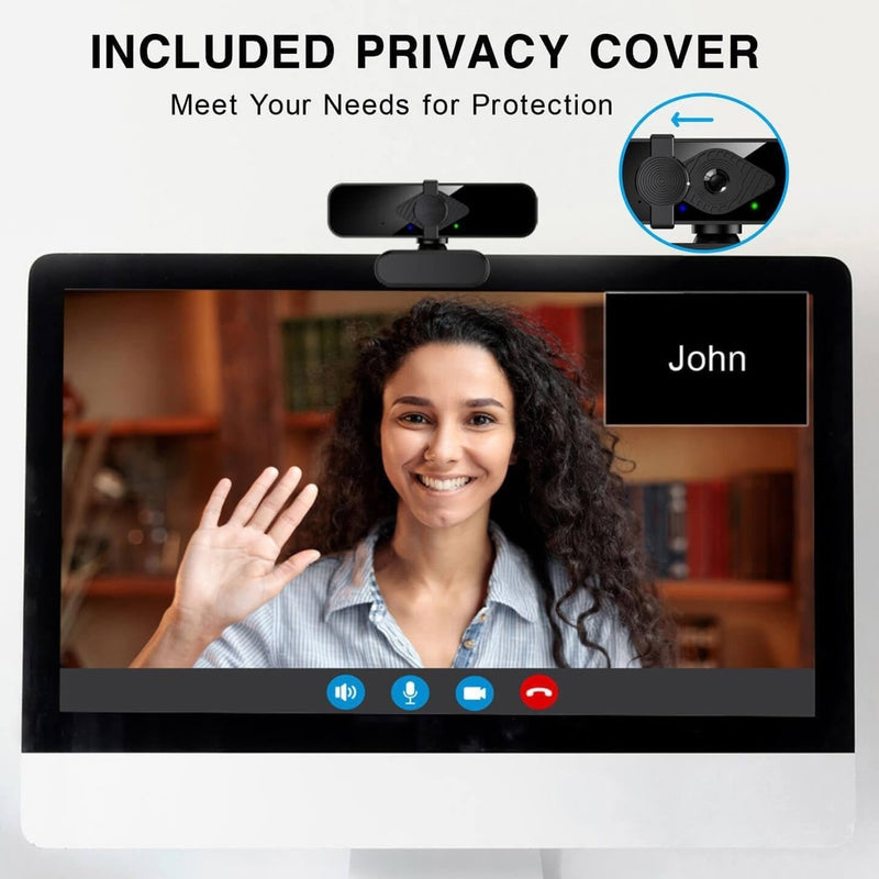 NÖRDIC webcam UHD 4K 30fps 1080p 60fps 4MP Autofocus, Light correction