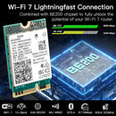 NÖRDIC WiFi 7 PCIe x1 Wireless Network Adapter Card with Intel BE200 Chipset, 8800 Mbps, Bluetooth 5.4