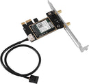 NÖRDIC WiFi 7 PCIe x1 Wireless Network Adapter Card with Intel BE200 Chipset, 8800 Mbps, Bluetooth 5.4