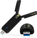 NÖRDIC WiFi 7 USB 3.0 wireless adapter with tri-band and high speed for desktop and laptop, Windows 10/11, Plug & Play
