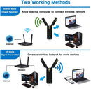 NÖRDIC WiFi 7 USB 3.0 wireless adapter with tri-band and high speed for desktop and laptop, Windows 10/11, Plug & Play