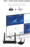 NÖRDIC Wireless HD 1080P Multimedia Interface Transmitter Receiver Kit, Supports 5G and 2.4G Dual Band WiFi