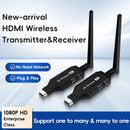NÖRDIC Wireless HDMI Extender Transmitter/Receiver 1080P HD 5G Wifi for Laptop to TV PC Monitor Projector 50m