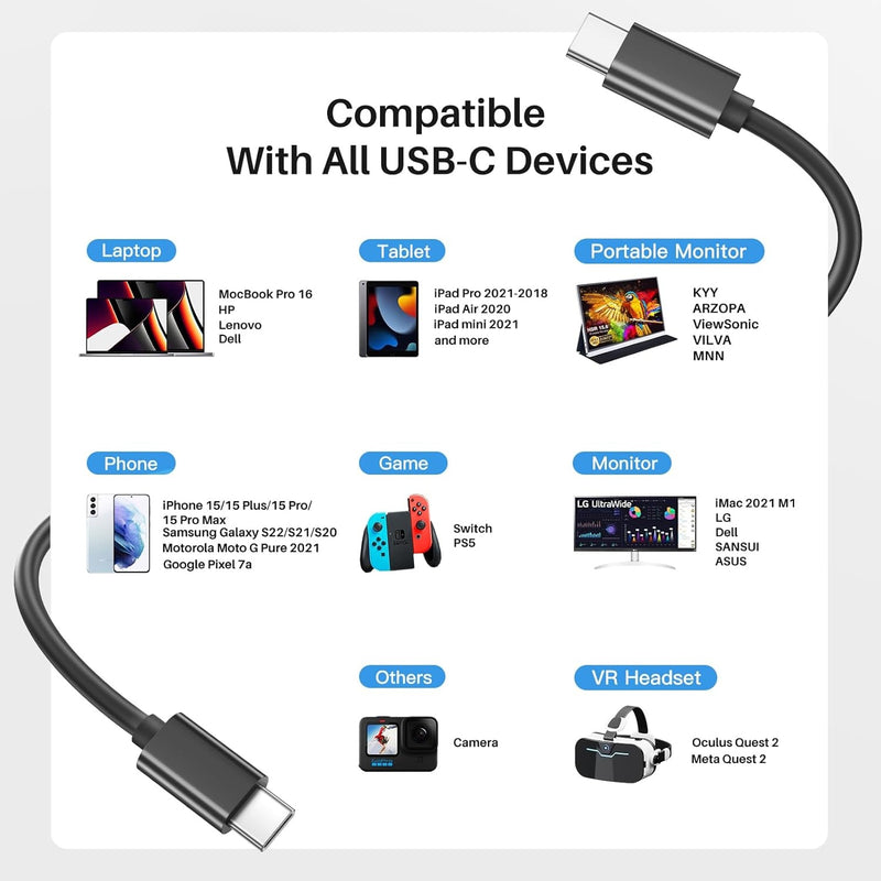 NÖRDIC active USB-C 3.2 Gen 1 to USB-C cable 5Gbps 10m