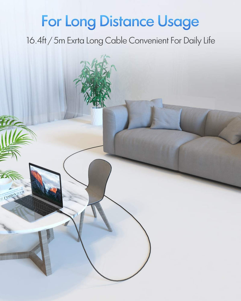 NÖRDIC active USB-C 3.2 Gen 1 to USB-C cable 5Gbps 10m
