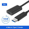 NÖRDIC active 5m USB 3.2 Gen 2 SuperSpeed ​​10Gbps Extension cable USB-A male to USB-C female