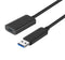 NÖRDIC active 5m USB 3.2 Gen 2 SuperSpeed ​​10Gbps Extension cable USB-A male to USB-C female
