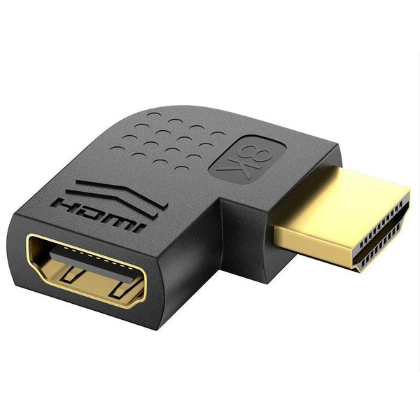 NÖRDIC angled HDMI 2.1 adapter 8K60Hz 4K120Hz HDR