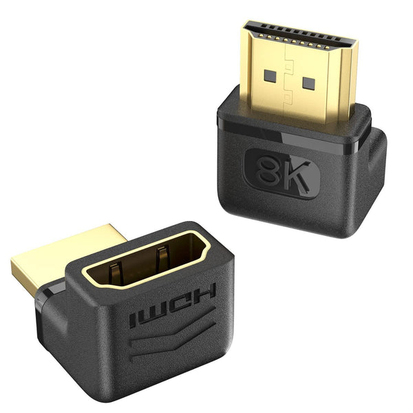 NÖRDIC angled HDMI 2.1 adapter 8K60Hz 4K120Hz HDR