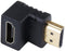 NÖRDIC angled HDMI 4K adapter male to female 270 degrees