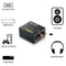 NÖRDIC digital to analog audio converter, Toslink and Coaxial to RCA L / R audio, Metal