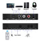 NÖRDIC digital to analog audio converter, Toslink and Coaxial to RCA L / R audio and 3.5mm AUX output by remote control