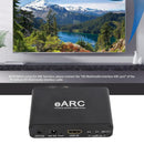 NÖRDIC eARC/ARC HDMI Audio Extractor, 24 Bit 192 kHz Volume Control, HDMI, RCA, Optical and 3.5mm Sound Output, for HDTV, Speakers and Amplifiers