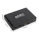 NÖRDIC eARC/ARC HDMI Audio Extractor, 24 Bit 192 kHz Volume Control, HDMI, RCA, Optical and 3.5mm Sound Output, for HDTV, Speakers and Amplifiers