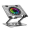 NÖRDIC laptop holder with RGB fan with rotating base and 2 USB ports