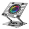 NÖRDIC laptop holder with RGB fan with rotating base and 2 USB ports