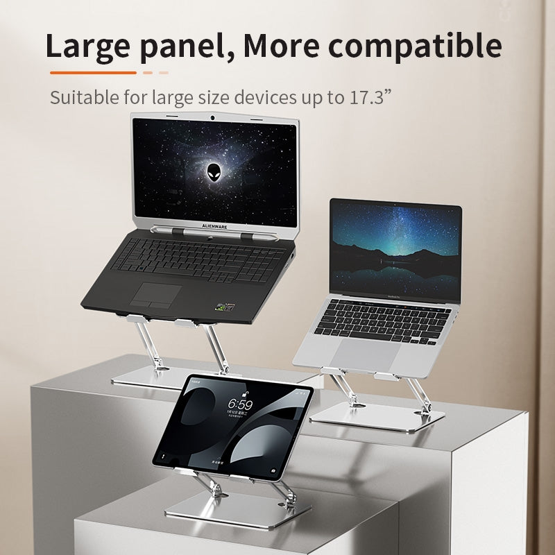 NÖRDIC laptop stand for up to 17" adjustable height notebook stand laptop stand dark grey