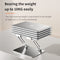 NÖRDIC laptop stand for up to 17" adjustable height notebook stand laptop stand silver