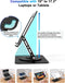 NÖRDIC laptop stand for up to 17" rotatable and adjustable height notebook stand laptop stand dark grey