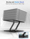 NÖRDIC laptop stand for up to 17" rotatable and adjustable height notebook stand laptop stand dark grey