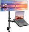 NÖRDIC monitor stand for 2 screens and 1 laptop Notebook, Monitor up to 27 inches, Notebook up to 17 inches