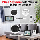 NÖRDIC Wireless Multifunctional Thermometer and Hygrometer for Indoor and Outdoor Use with Alarm Clock and Calendar