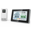 NÖRDIC Wireless Multifunctional Thermometer and Hygrometer for Indoor and Outdoor Use with Alarm Clock and Calendar