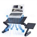 NÖRDIC notebook holder foldable and adjustable up to 17 "laptop stand laptop desk
